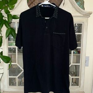 Men’s Ben Sherman Black Polo Shirt Size Large
